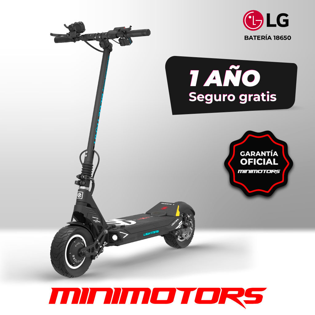 Monopatín Minimotors Bluetran Lightning Argentina Eco Alsina
